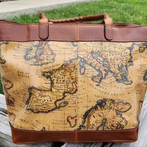 Patricia Nash Old World Map Tote